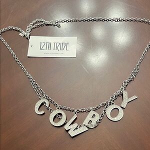 12th Tribe Silver Statement belt hoops or long necklace